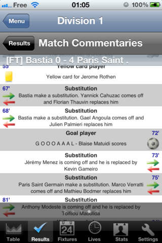 My Football App - Free [France] screenshot 4