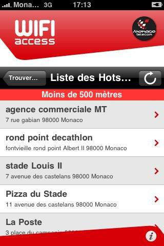 Monaco WiFi screenshot 2