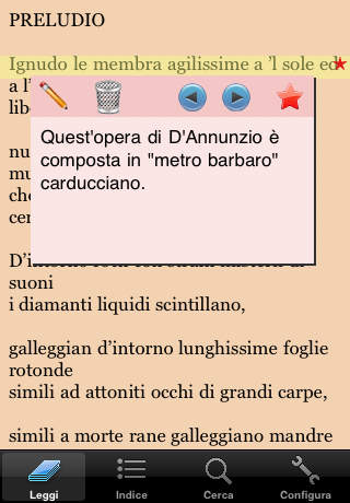 D’Annunzio: Versi d’Amore screenshot 3