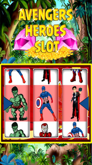 Avengers Heroes Slots : Free Casino Slot Machine Spin and Win the Jackpot