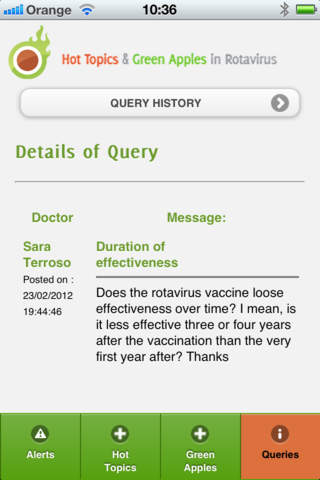 【免費醫療App】Hot Topics & Green Apples in Rotavirus-APP點子