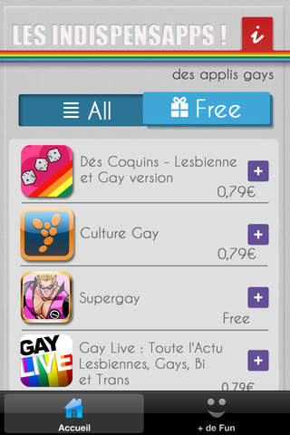 Gays & lesbiennes : les indispensapps. screenshot 3