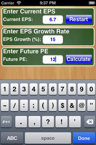 MOS Calculator screenshot 2