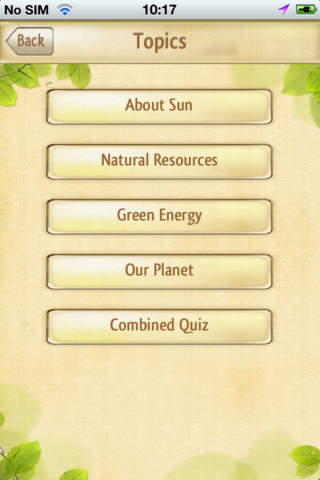 Green Quiz screenshot 2
