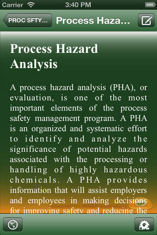 iOSHA 3133 Process Safety Mgt Comp Guide for iPhone screenshot 3