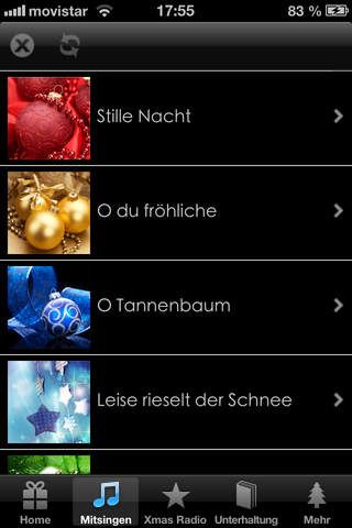 Christmas Songs App screenshot 2
