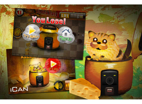 RiceCooker Cat for iPad screenshot 3