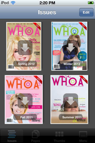 WHOA Magazine screenshot 2