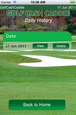 Golf Cash Caddie Lite screenshot 4