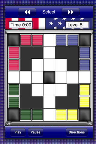 BrainFreeze Puzzles - 4th of July Cube Puzzle Board Game screenshot 4