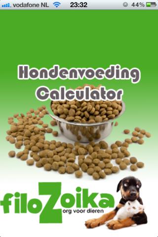 Hondenvoeding Calculator