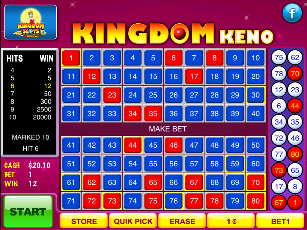 Play Keno Casino