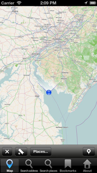 Offline Map Delaware USA: City Navigator Maps