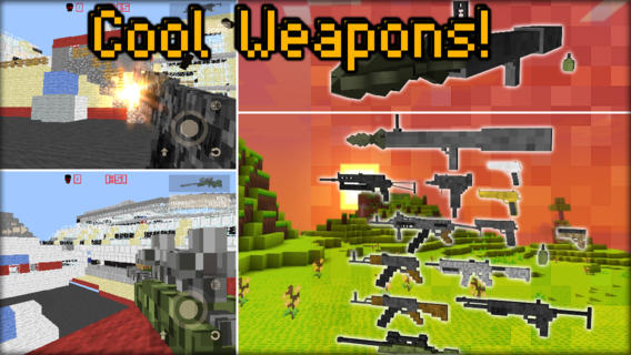 【免費遊戲App】Pixel War - Online Multiplayer Block Shooter!-APP點子