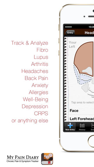 My Pain Diary: Chronic Pain Symptom Tracker