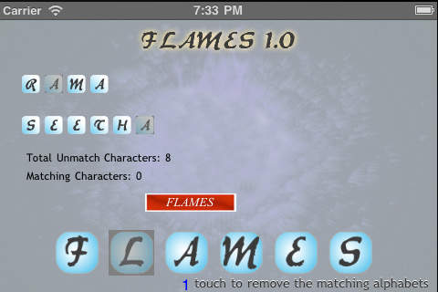 FLAMES 1.0 screenshot 4