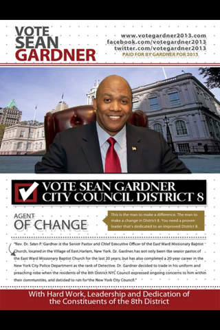 Vote for Sean Gardner 2013 screenshot 4