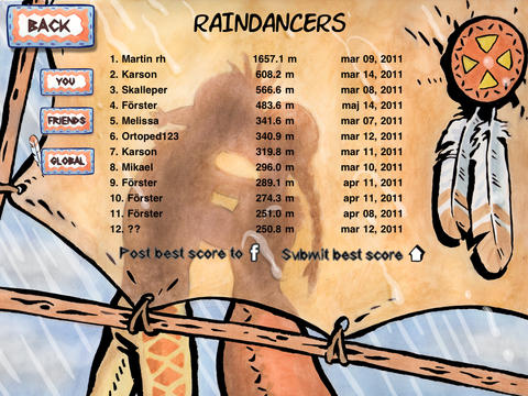 【免費遊戲App】Raindancer HD-APP點子