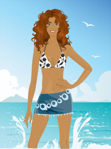 【免費遊戲App】Beach Girl Dress Up HD-APP點子