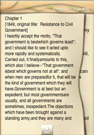 Civil Disobedience by Henry David Thoreau screenshot 2