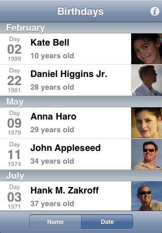 Aniversariantes | Birthday Contacts screenshot 2