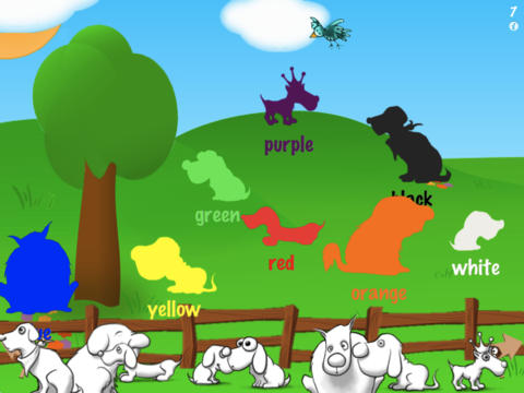 Color Dog - Matching Coloring Book Game with Dogs, Animals, and Aliens screenshot 3