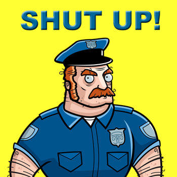 Shut Up Cop LOGO-APP點子