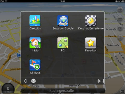 Captura de pantalla del iPad 3