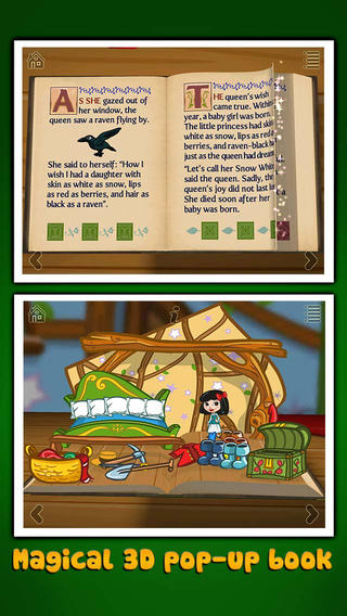 Grimm's Snow White ~ 3D Interactive Pop-up Book