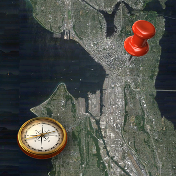 Seattle + Redmond the Offline Map LOGO-APP點子