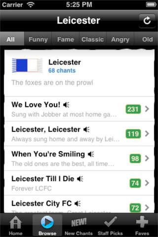 Leicester City '+' FanChants, Ringtones For Football Songs screenshot 2
