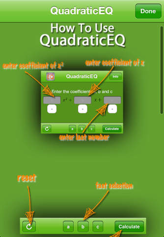 【免費生產應用App】QuadraticEQ-APP點子