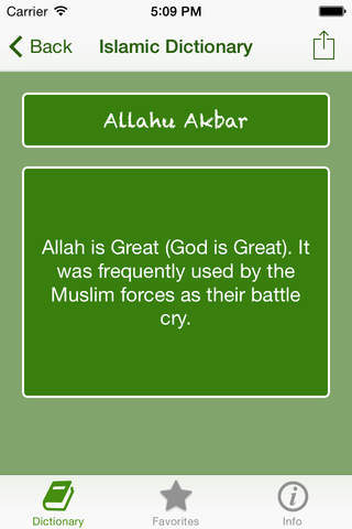 Islamic Dictionary & Meaning screenshot 3