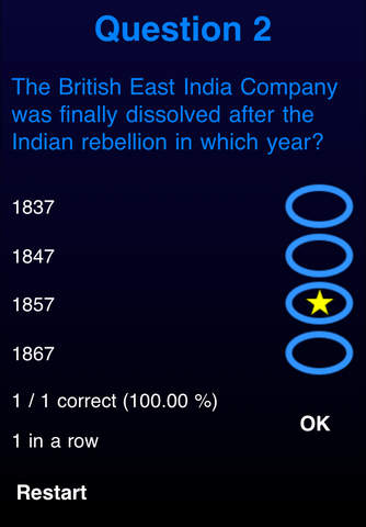 Endless Quiz - The British Empire screenshot 3