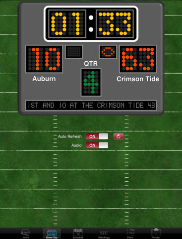 Crimson Tide FootballBytes HD screenshot 2