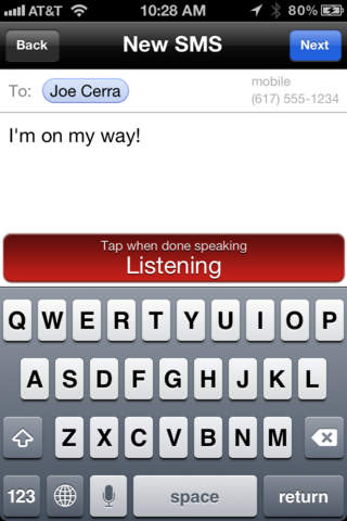 Vlingo - Voice App Screenshot 5