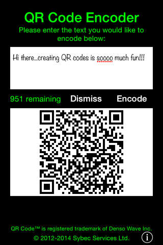 QR Code Encoder and Scanner (free) screenshot 3