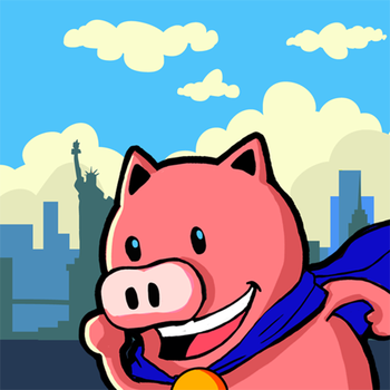 Mine The Bacon - An exciting racing game- Iggy Piggy in New York City LOGO-APP點子