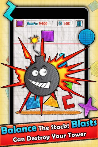 Doodle Tower - Stack The Shapes screenshot 4