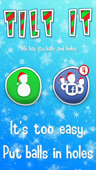 Tilt it Christmas The festive family social puzzle game