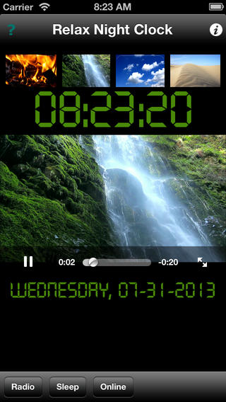 【免費生活App】Relax Night Clock-APP點子