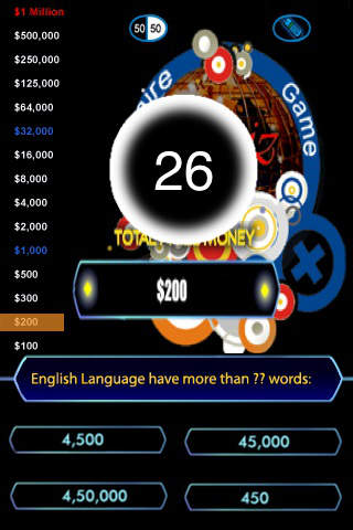 The Millionaire Quiz Game screenshot 4