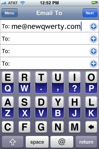 newQ Keypad screenshot 2