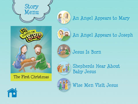 My First Hands-On Bible: The First Christmas Story