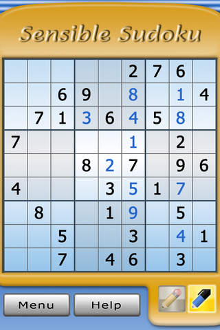 Sensible Sudoku iPhone