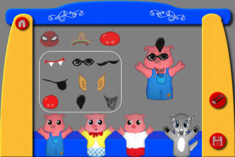 【免費遊戲App】The Three Little Pigs - The Puppet Show - Lite-APP點子