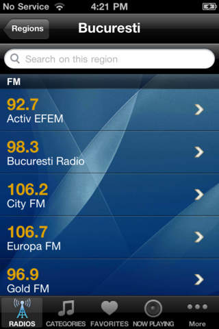 Romania Radio Stations Player screenshot 2
