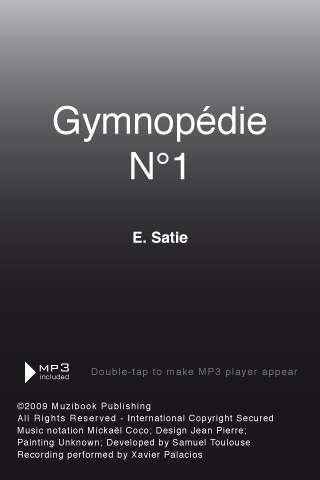 ♫ Gymnopédie N°1, Satie screenshot 3