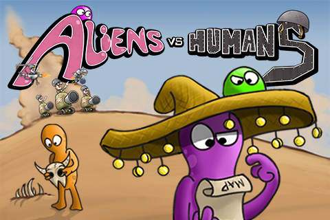 【免費遊戲App】Aliens vs Humans-APP點子