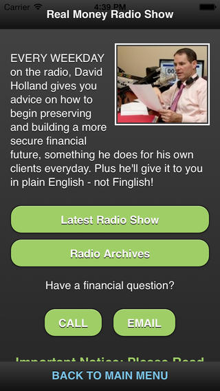 【免費財經App】Real Money with David Holland-APP點子